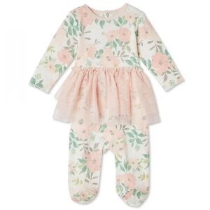 🍊5/$25 George Floral Baby Romper size 6-9m